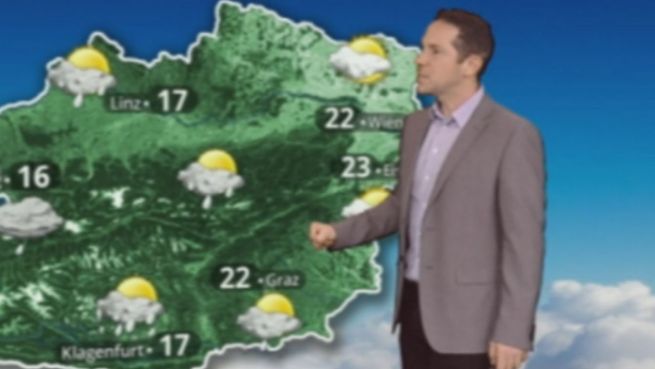 go to Das Wetter in Österreich am 18. September 2016