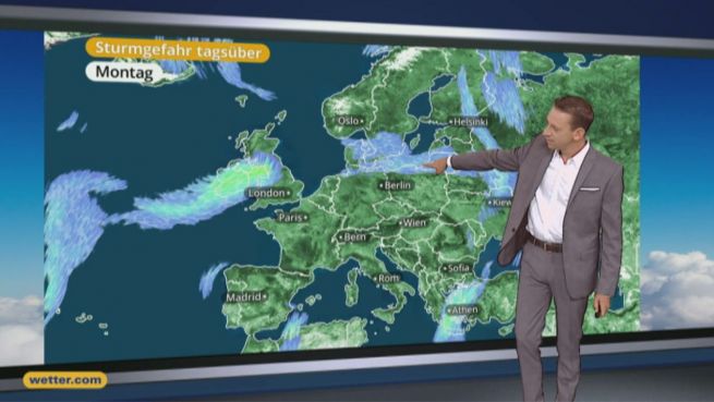 go to Das Wetter in Europa am 03. Juli 2016