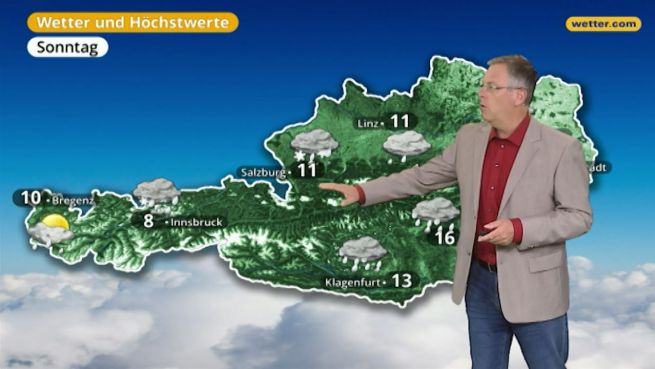 go to Das Wetter in Österreich am 22. Oktober 2017